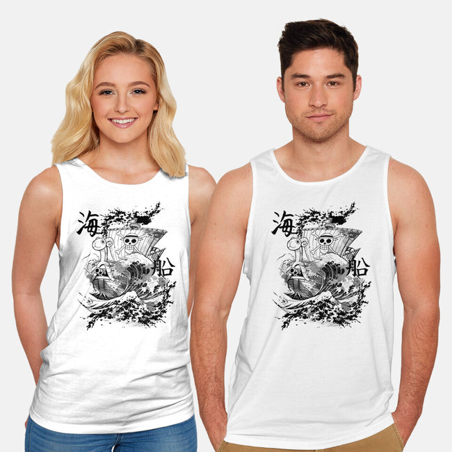 Ship Sea Ink-Unisex-Basic-Tank-fanfabio