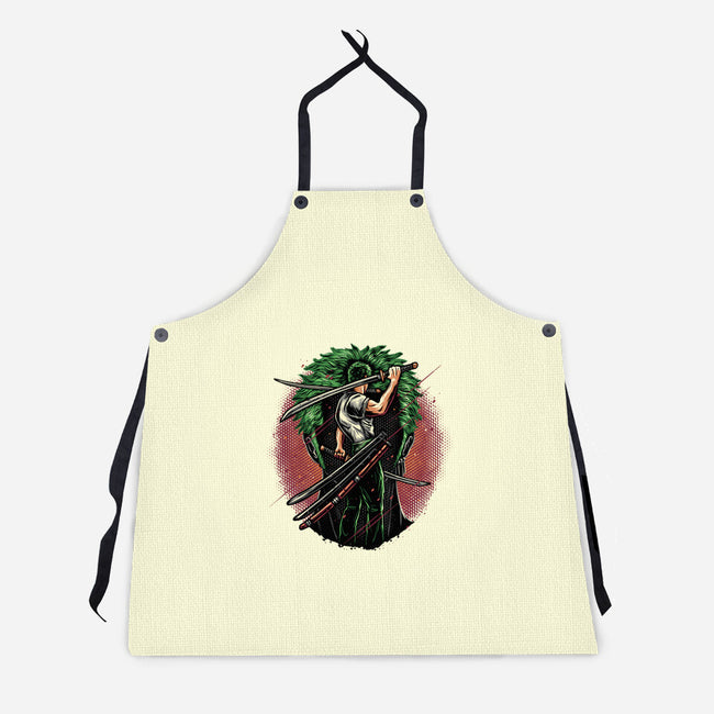 Swordsman Of The Seas-Unisex-Kitchen-Apron-glitchygorilla