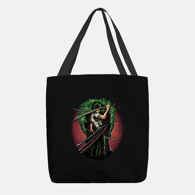Swordsman Of The Seas-None-Basic Tote-Bag-glitchygorilla
