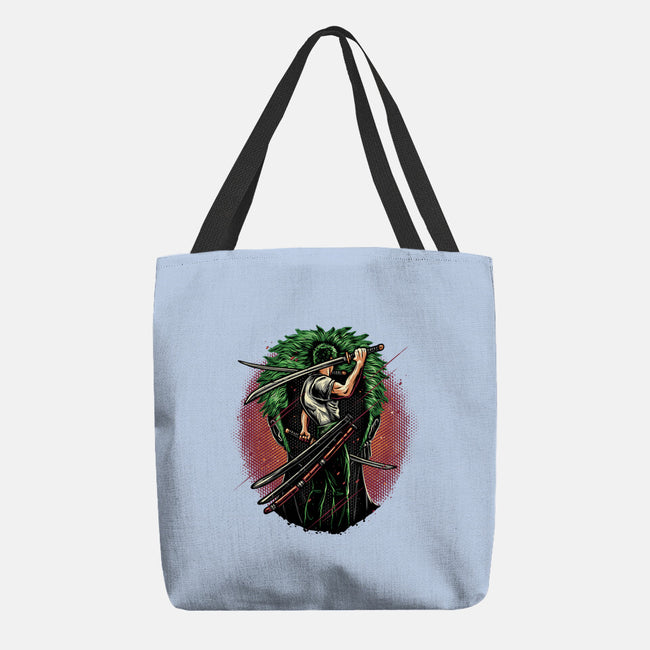 Swordsman Of The Seas-None-Basic Tote-Bag-glitchygorilla