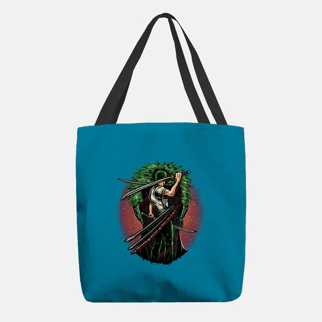 Swordsman Of The Seas-None-Basic Tote-Bag-glitchygorilla
