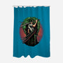 Swordsman Of The Seas-None-Polyester-Shower Curtain-glitchygorilla