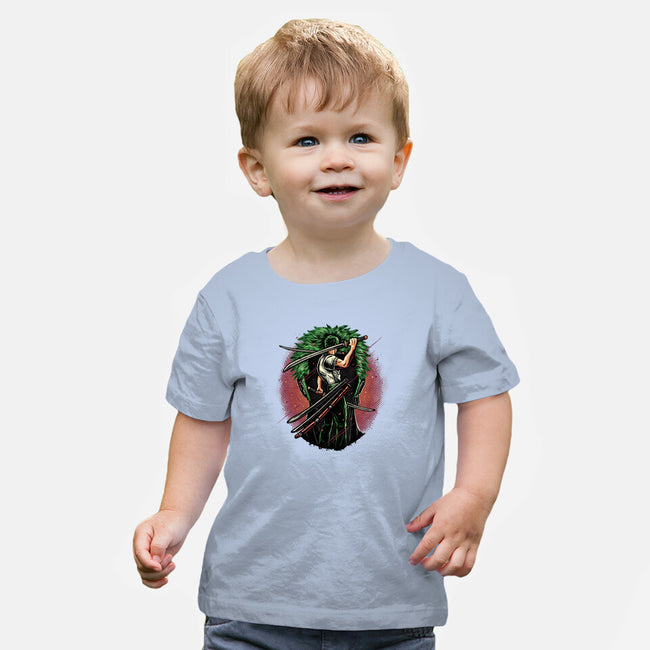 Swordsman Of The Seas-Baby-Basic-Tee-glitchygorilla