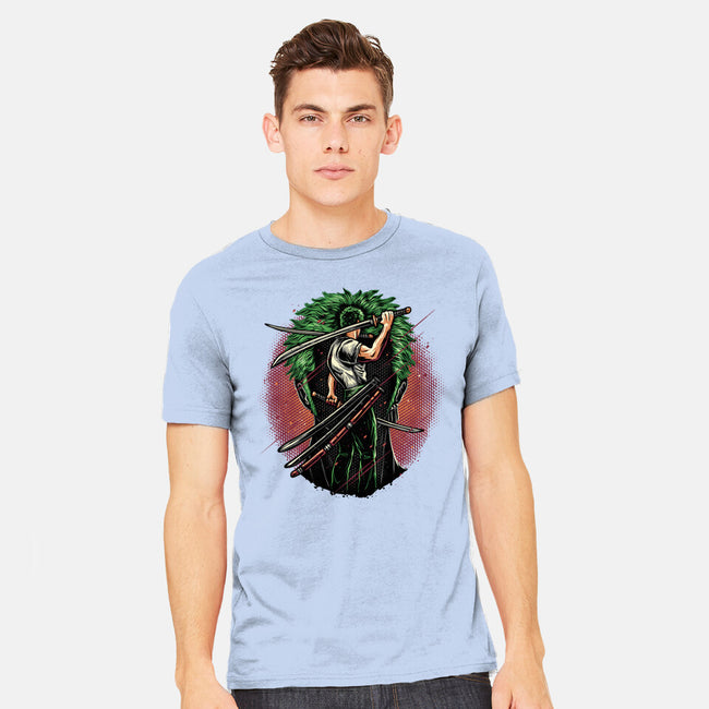 Swordsman Of The Seas-Mens-Heavyweight-Tee-glitchygorilla