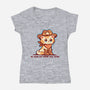 Not Feeling Very Yeehaw-Womens-V-Neck-Tee-TechraNova