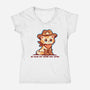 Not Feeling Very Yeehaw-Womens-V-Neck-Tee-TechraNova