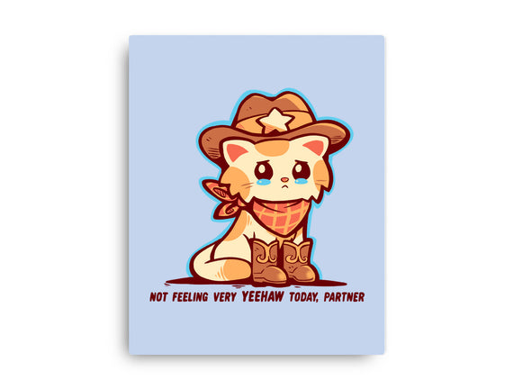 Not Feeling Very Yeehaw