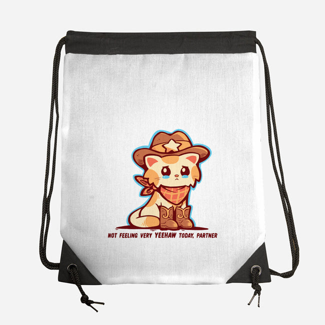 Not Feeling Very Yeehaw-None-Drawstring-Bag-TechraNova