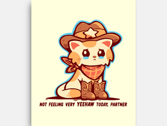 Not Feeling Very Yeehaw