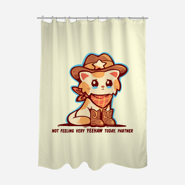 Not Feeling Very Yeehaw-None-Polyester-Shower Curtain-TechraNova