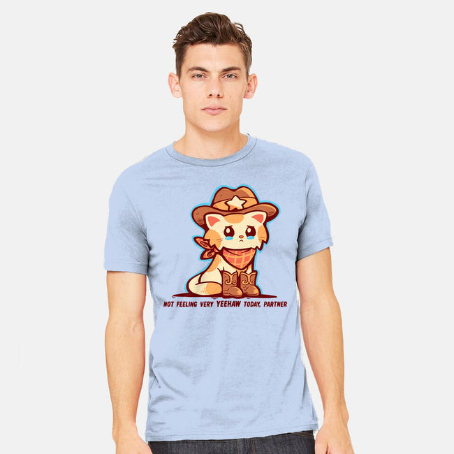 Not Feeling Very Yeehaw-Mens-Heavyweight-Tee-TechraNova