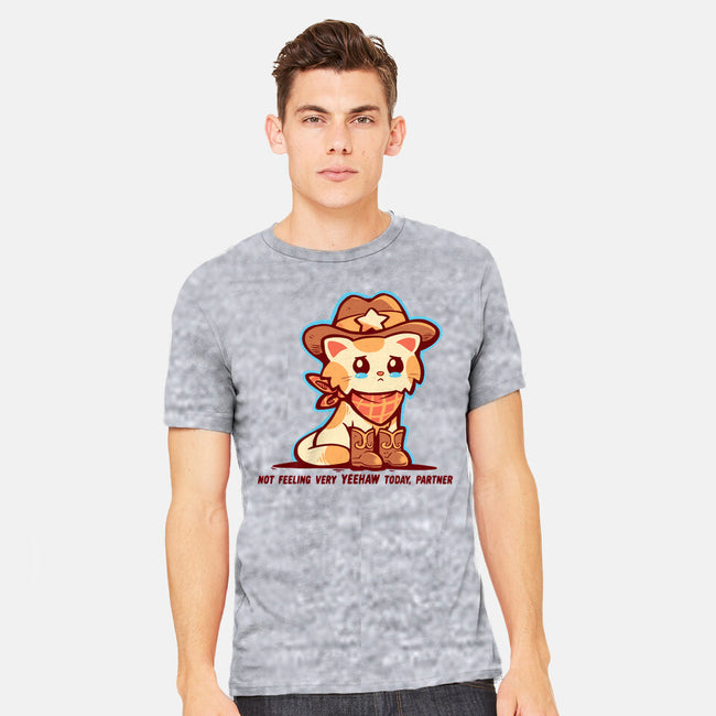 Not Feeling Very Yeehaw-Mens-Heavyweight-Tee-TechraNova