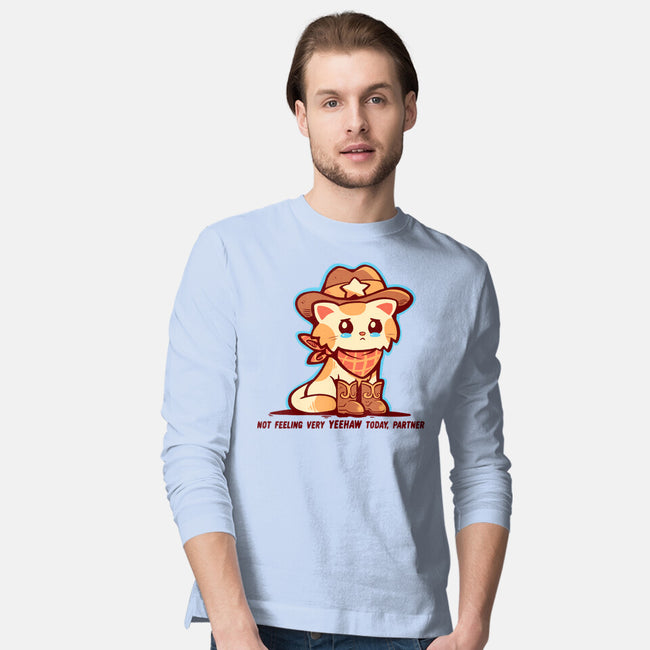 Not Feeling Very Yeehaw-Mens-Long Sleeved-Tee-TechraNova