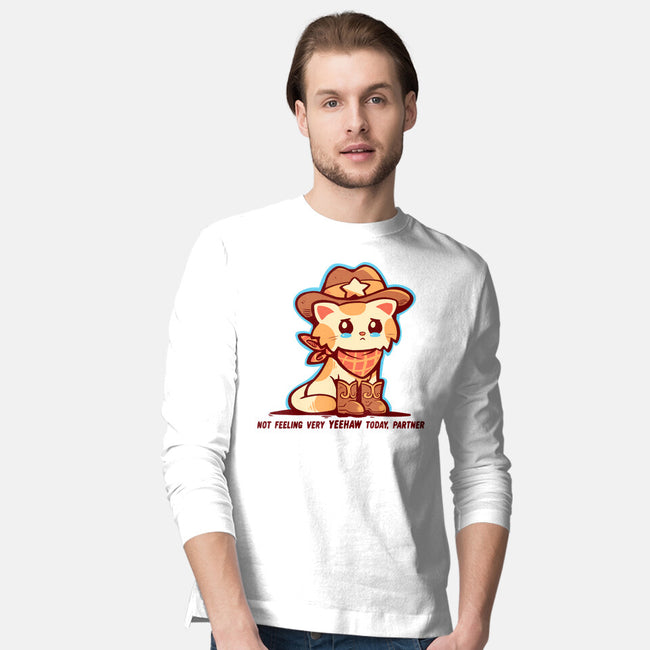 Not Feeling Very Yeehaw-Mens-Long Sleeved-Tee-TechraNova