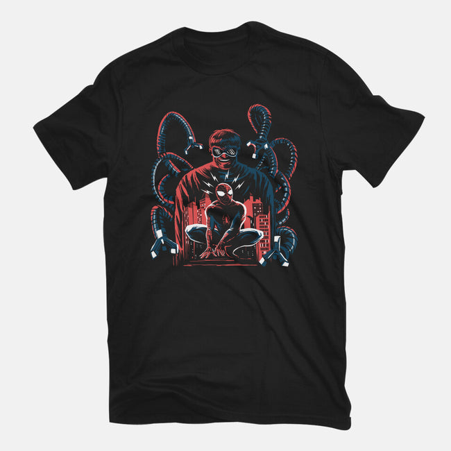 The Shadow Of The Octopus-Womens-Fitted-Tee-zascanauta