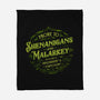 Prone To Shenanigans And Malarkey-None-Fleece-Blanket-kg07