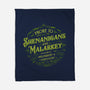 Prone To Shenanigans And Malarkey-None-Fleece-Blanket-kg07