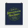 Prone To Shenanigans And Malarkey-None-Matte-Poster-kg07