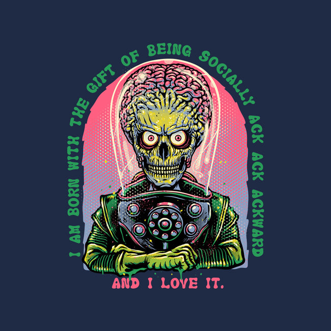 Socially Ack Ack Ackward-None-Drawstring-Bag-glitchygorilla