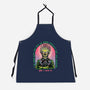Socially Ack Ack Ackward-Unisex-Kitchen-Apron-glitchygorilla