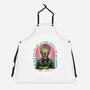 Socially Ack Ack Ackward-Unisex-Kitchen-Apron-glitchygorilla