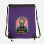 Socially Ack Ack Ackward-None-Drawstring-Bag-glitchygorilla