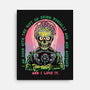 Socially Ack Ack Ackward-None-Stretched-Canvas-glitchygorilla
