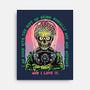 Socially Ack Ack Ackward-None-Stretched-Canvas-glitchygorilla