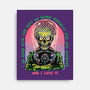 Socially Ack Ack Ackward-None-Stretched-Canvas-glitchygorilla