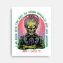 Socially Ack Ack Ackward-None-Stretched-Canvas-glitchygorilla