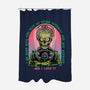 Socially Ack Ack Ackward-None-Polyester-Shower Curtain-glitchygorilla