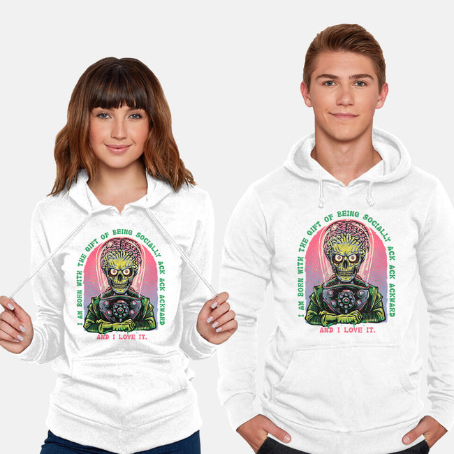 Socially Ack Ack Ackward-Unisex-Pullover-Sweatshirt-glitchygorilla