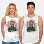 Socially Ack Ack Ackward-Unisex-Basic-Tank-glitchygorilla