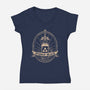 Hyrule Black-Womens-V-Neck-Tee-Getsousa!
