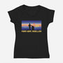 From Hope Rebellion-Womens-V-Neck-Tee-kg07