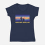 From Hope Rebellion-Womens-V-Neck-Tee-kg07