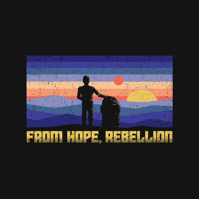 From Hope Rebellion-Womens-V-Neck-Tee-kg07