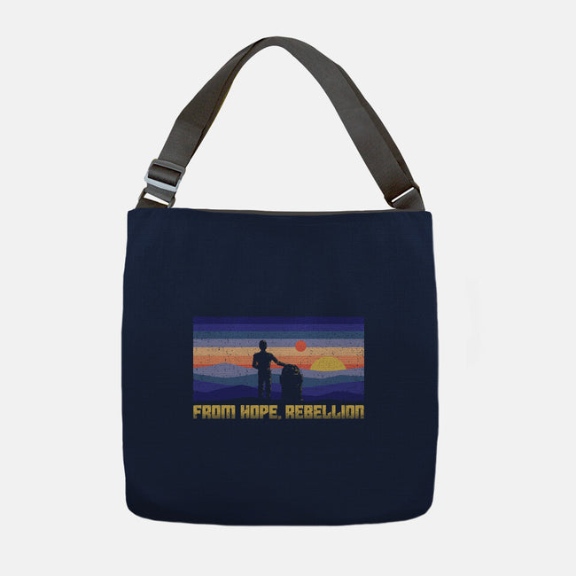 From Hope Rebellion-None-Adjustable Tote-Bag-kg07