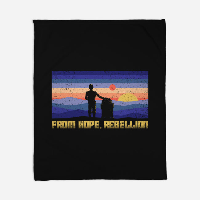 From Hope Rebellion-None-Fleece-Blanket-kg07