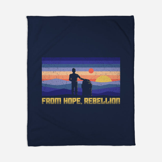 From Hope Rebellion-None-Fleece-Blanket-kg07