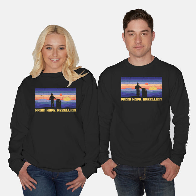 From Hope Rebellion-Unisex-Crew Neck-Sweatshirt-kg07