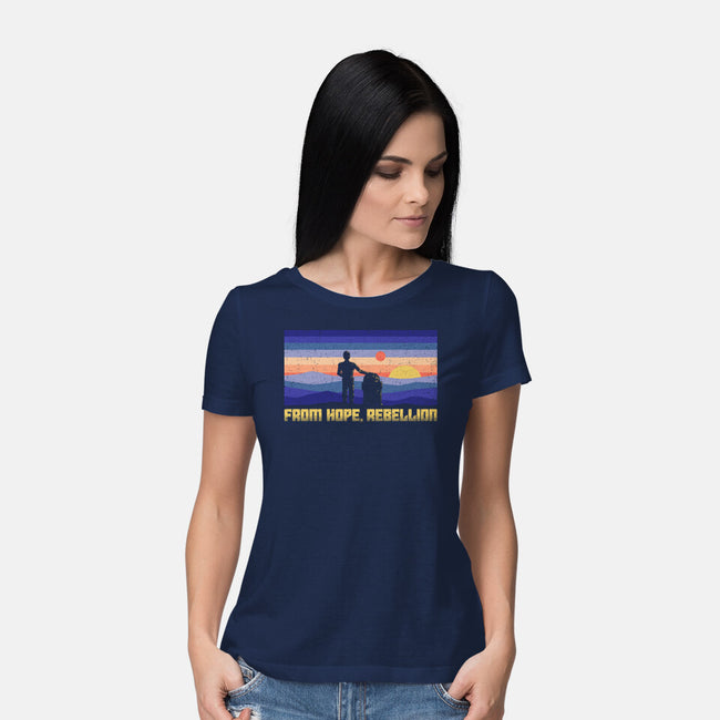 From Hope Rebellion-Womens-Basic-Tee-kg07