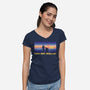From Hope Rebellion-Womens-V-Neck-Tee-kg07