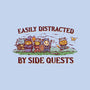 Easily Distracted By Side Quests-None-Glossy-Sticker-kg07