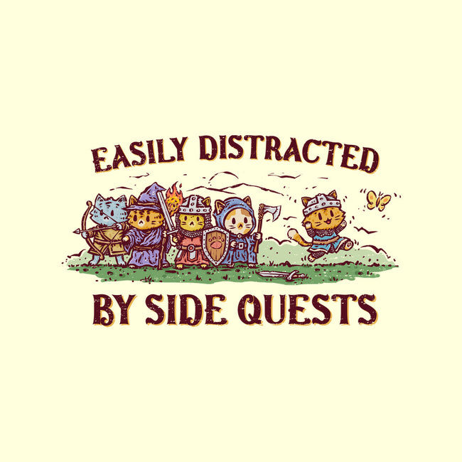 Easily Distracted By Side Quests-None-Fleece-Blanket-kg07