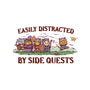 Easily Distracted By Side Quests-Unisex-Zip-Up-Sweatshirt-kg07