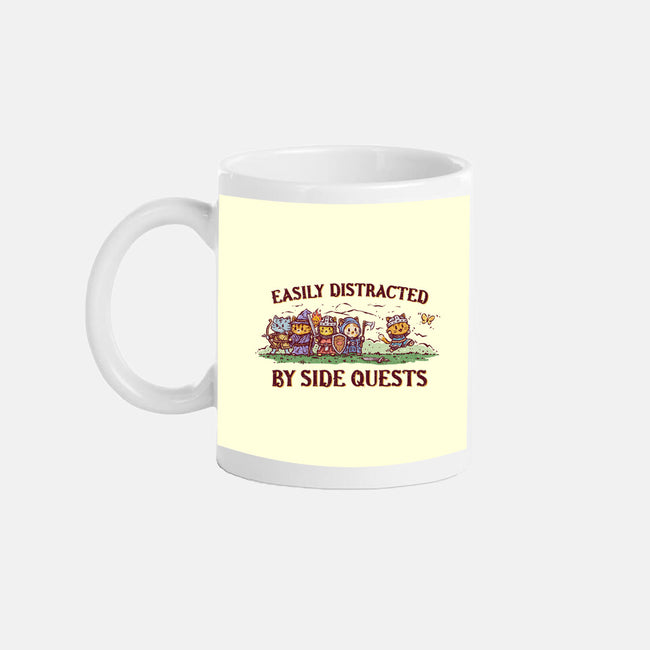 Easily Distracted By Side Quests-None-Mug-Drinkware-kg07