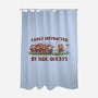 Easily Distracted By Side Quests-None-Polyester-Shower Curtain-kg07