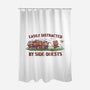 Easily Distracted By Side Quests-None-Polyester-Shower Curtain-kg07