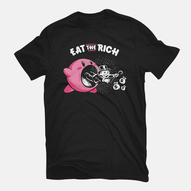 Eat The Rich-Womens-Fitted-Tee-rocketman_art